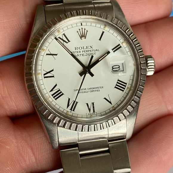 Rolex Ref 16030 Automatic 36mm Datejust White Buckley Dial Quickset Watch - Picture 3 of 7